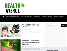 Tablet Screenshot of health-avenue.info